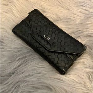 Black Vans clutch wallet